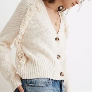 ☀️ MADEWELL Chatterton Fringe Cardigan Sweater